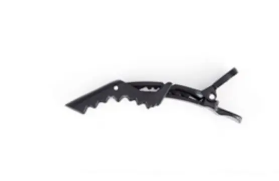 Asuer Pinzas de Cocodrilo Negra 4ud